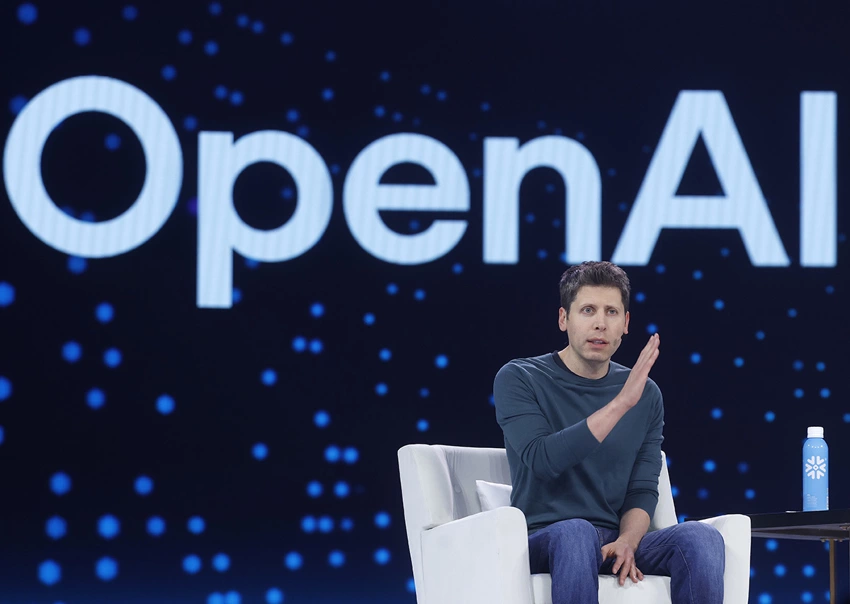 Open AI CEO Sam Altman speaks during Snowflake Summit 2025 at Moscone Center on June 02, 2025, in San Francisco, California. Snowflake Summit 2025 runs through June 5th. | Justin Sullivan/Getty Images